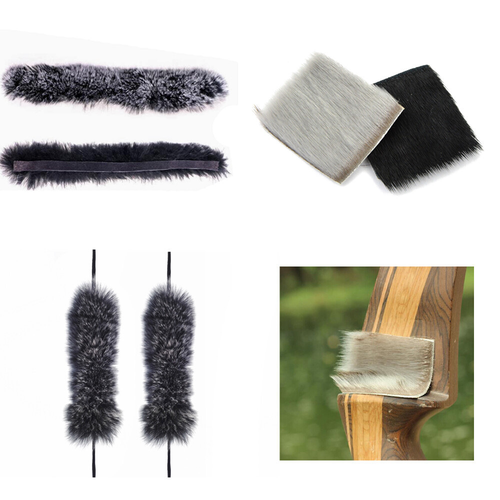 Archery Bowstring Stabilizer Silencer Fur Arrow Rest Recuver