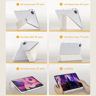 【ประเภท Y】For เคสไอแพด Gen11 A16/10 2025 Air4/5/6/7 gen7/8/9 เคสไอแพดเจน10 Air1/2 gen5/6 9.7 case ipad Air11/ Pro11 2024