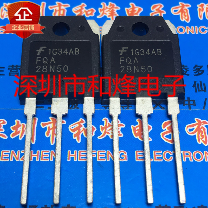 FQA28N50 โกดังนําเข้าพร้อมสต็อก TO-3P 28.4A 500V ทั้งร้านค้าจัดส่งฟรีภาพจริงสามารถยิงได้โดยตรง