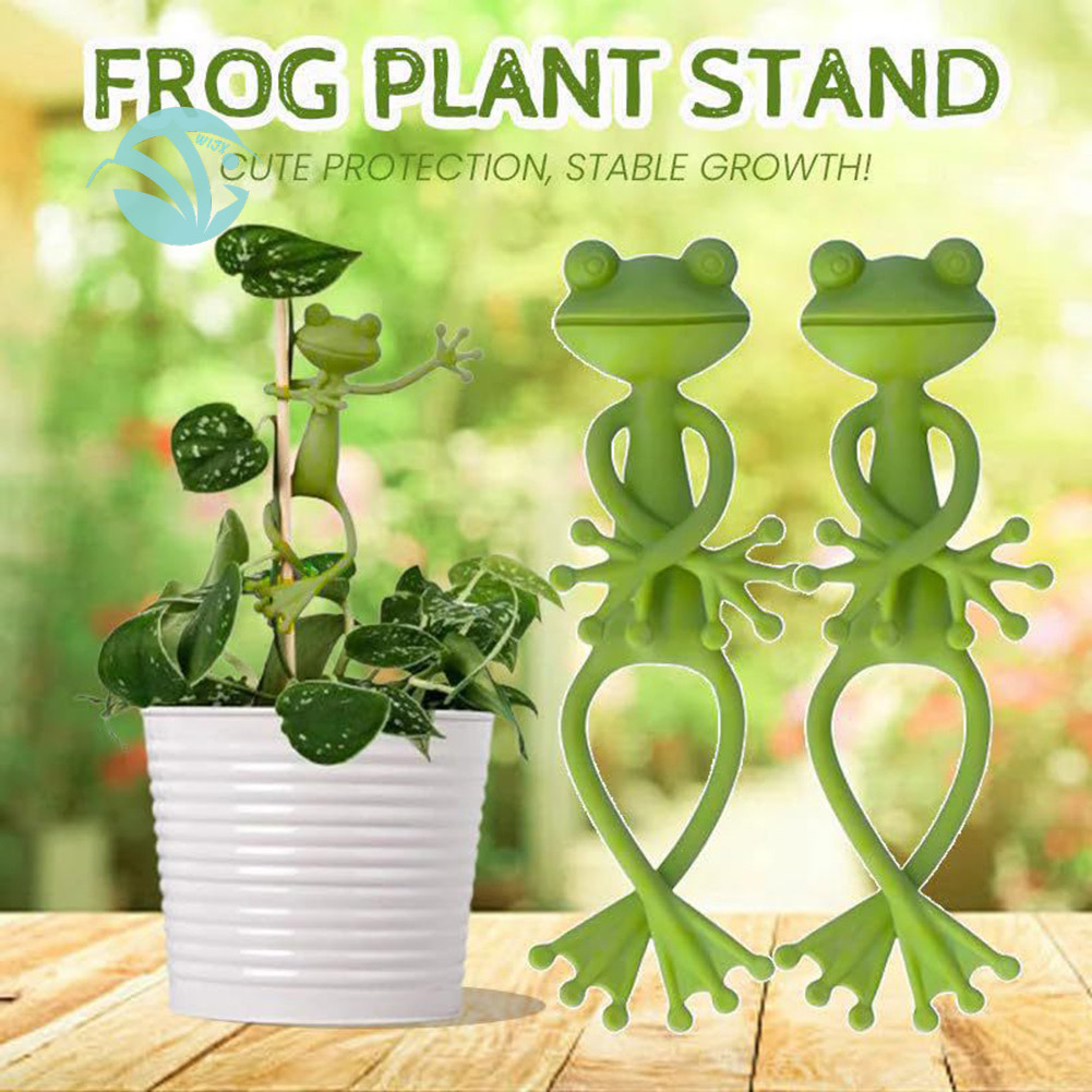 กบ Plant Stand คลิปสวนแบบใช้ซ้ําได้สําหรับ Vines-Plants สําหรับ Vines-Plant