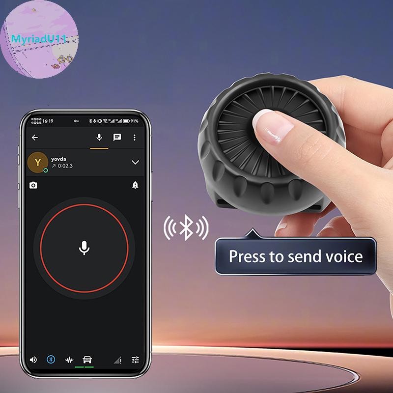 MyriadU ไร้สาย PTT ปุ่ม 5.0 IP67 กันน้ําไร้สาย PTT ปุ่มสําหรับ Zello สําหรับ IOS สําหรับ Android PTT