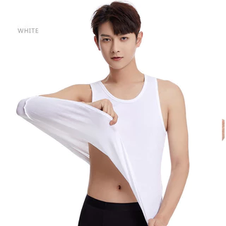 เสื้อกั๊กผู้ชายบางฤดูร้อนเย็นระบายอากาศเสื้อแขนกุดสบายๆ