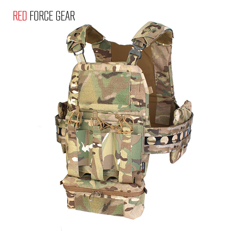 ชุดเสื้อเกราะยุทธวิธีน้ำหนักเบา RFG TACTICAL FCPCV5 ชุดเต็ม FERRO Pharaoh ลายพรางกลางแจ้ง VT05