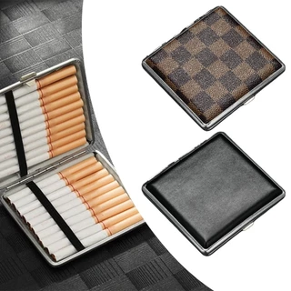 ของมาใหม่！กล่องใส่บุหรี่ ซองบุหรี่แบบหนัง และพลากสติกขนาด 20 มวน กว้าง0.8MM สองรุ่น หลายลาย