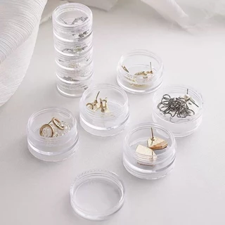 คอนโดเก็บของ 5 ชั้น ตลับใสอเนกประสงค์ กล่องพกพา (ใส่ยา/เครื่องประดับ)