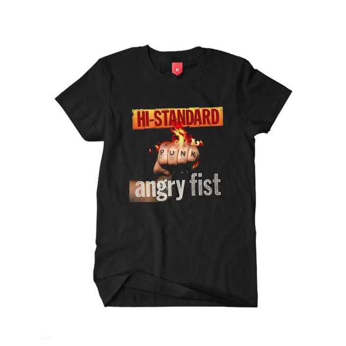 HI STANDARD BAND T-SHIRT - เสื้อยืด ANGRY FIST PUNK MUSIC DISTRO CLOTHES