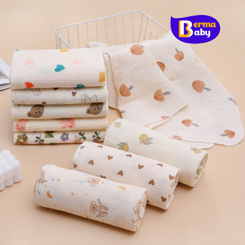Berma Baby ผ้าห่มเด็กทารก เส้นด้าย 2 ชั้น ป้องกันการเตะ ห่อตัวเด็ก ทำให้ทารกรู้สึกปลอดภัย
