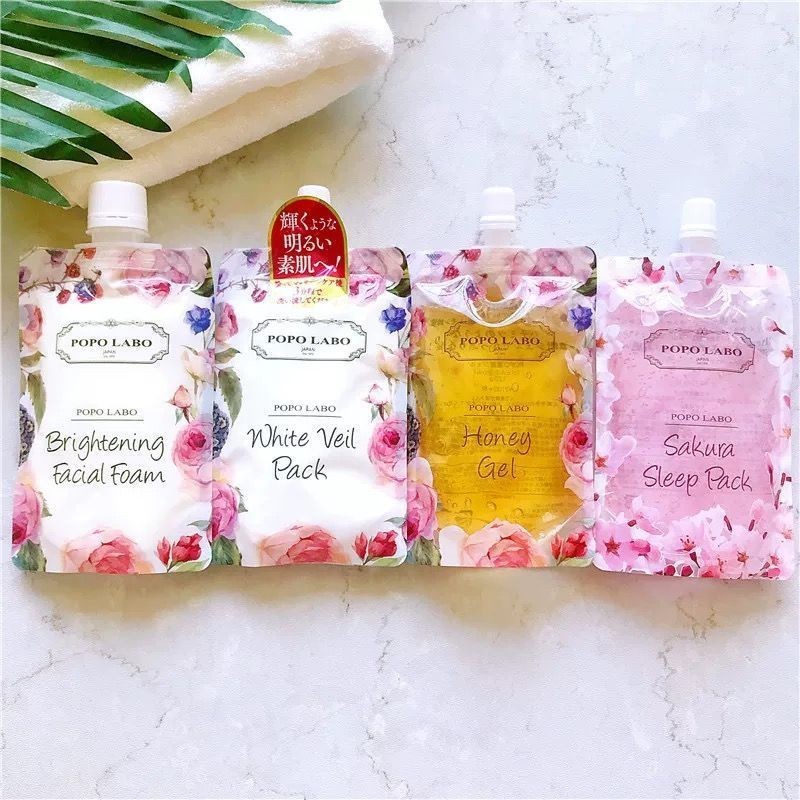 New Product#Japanese Imported Rose Rice Bran Foam Cleansing Sakura Honey Mask Deep Cleansing Hydrati