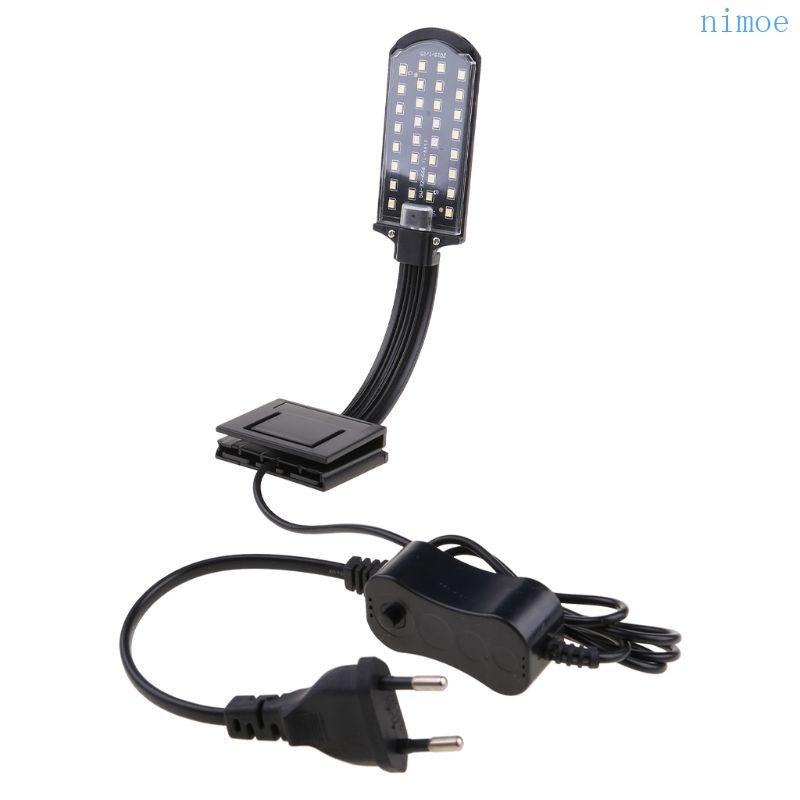 Nio Aquarium Light LED Clip Light สําหรับปลาสําหรับตู้ปลาความสว่างแสงสีขาว