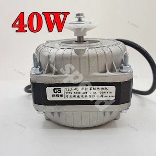 มอเตอร์พัดลมตู้แช่ 40W AC 220V 1300/1550 RPM รุ่น N10-20 สามารถใช้ได้กับตู้แช่ทั่วไป อะไหล่ตู้เย็น ตู้แช่