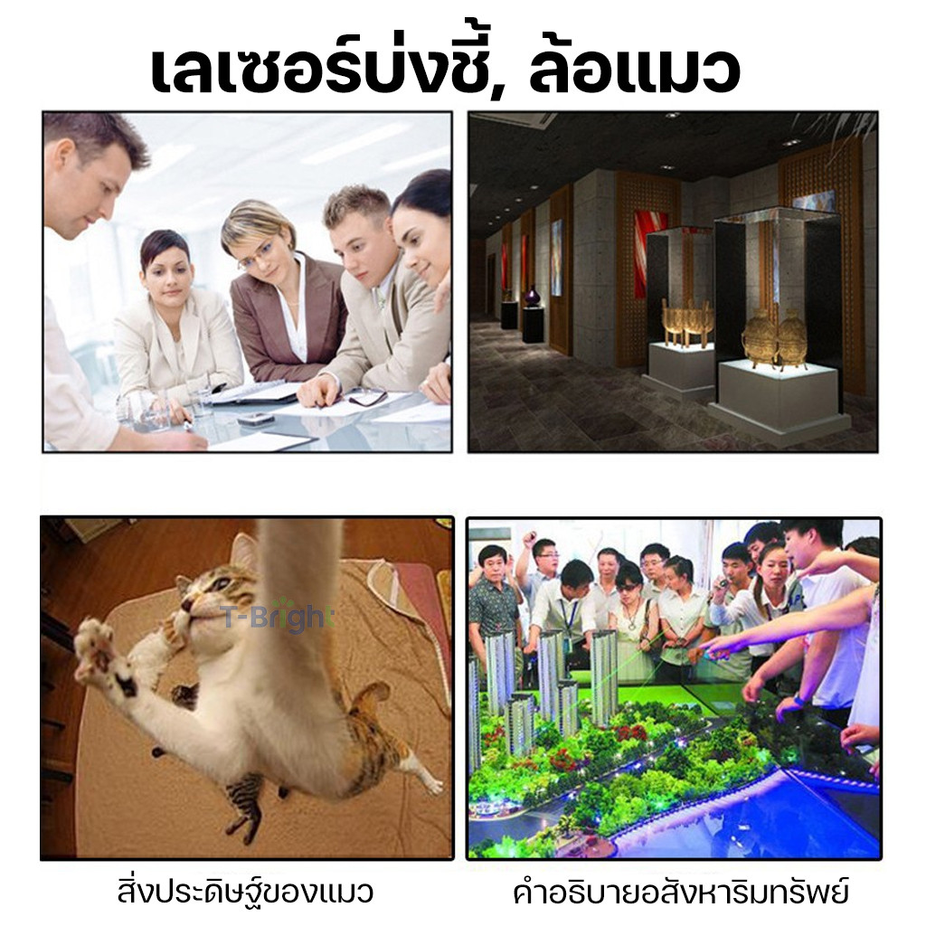 เลเซอร์ล่อแมว ล่อแมว  LED ไฟฉายล่อแมว SPOT PETแถมถ่าน เลเซอร์พกพา  แสงเลเซอร์ล่อแมว พวงกุญแจ ของเล่นแมว - รูปที่ 4