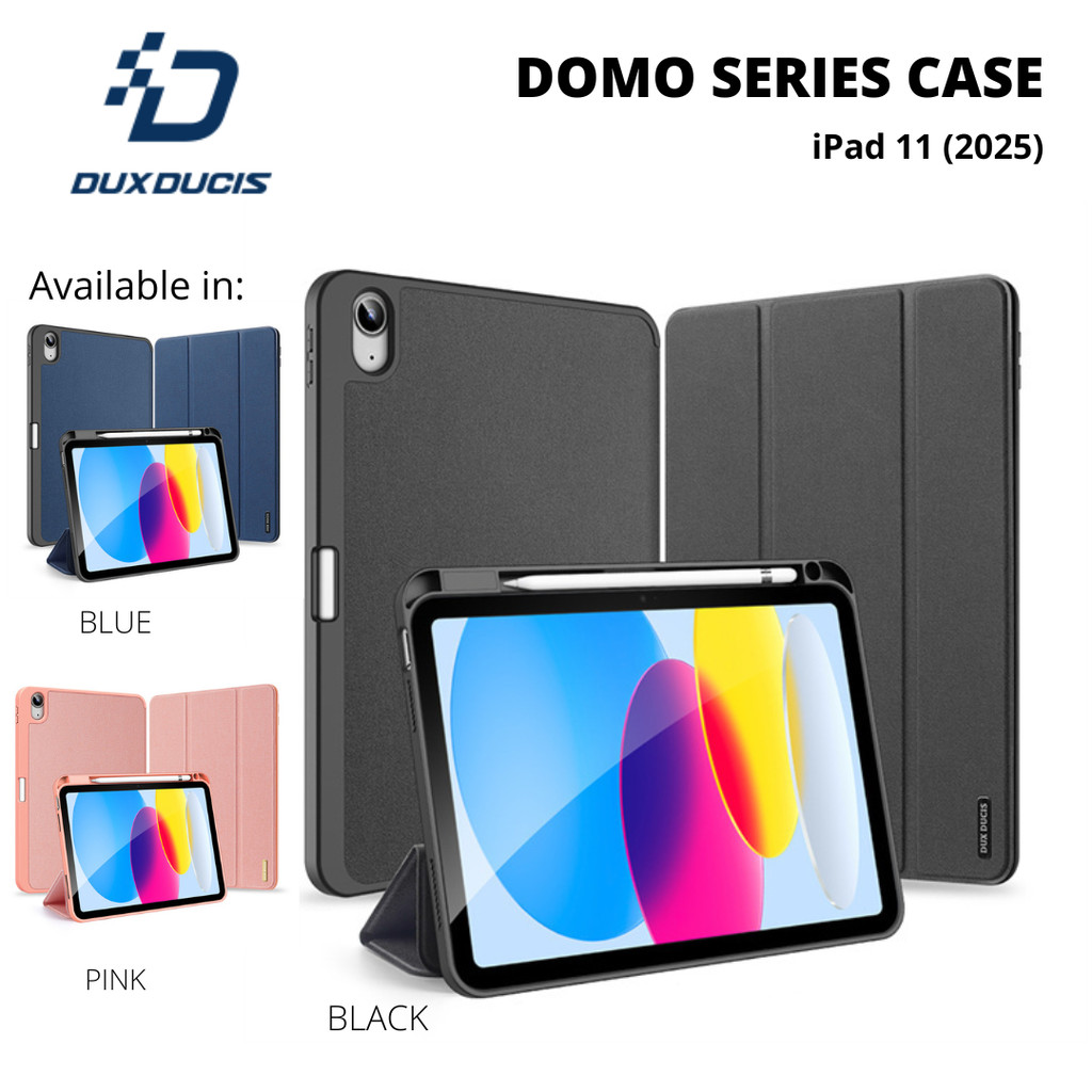 Dux Ducis Domo Case เข้ากันได้กับ iPad 11 2025 Gen Casing Flip Cover