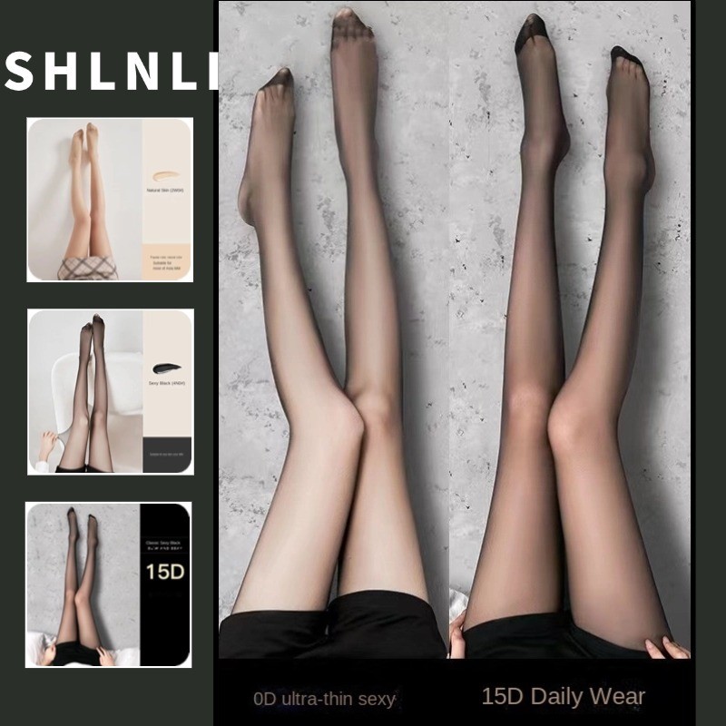 ผู้หญิงฤดูร้อนบางเฉียบกระชับ Pantyhose สีทึบเรียบง่ายอเนกประสงค์ JK เครื่องแบบ Pantyhose