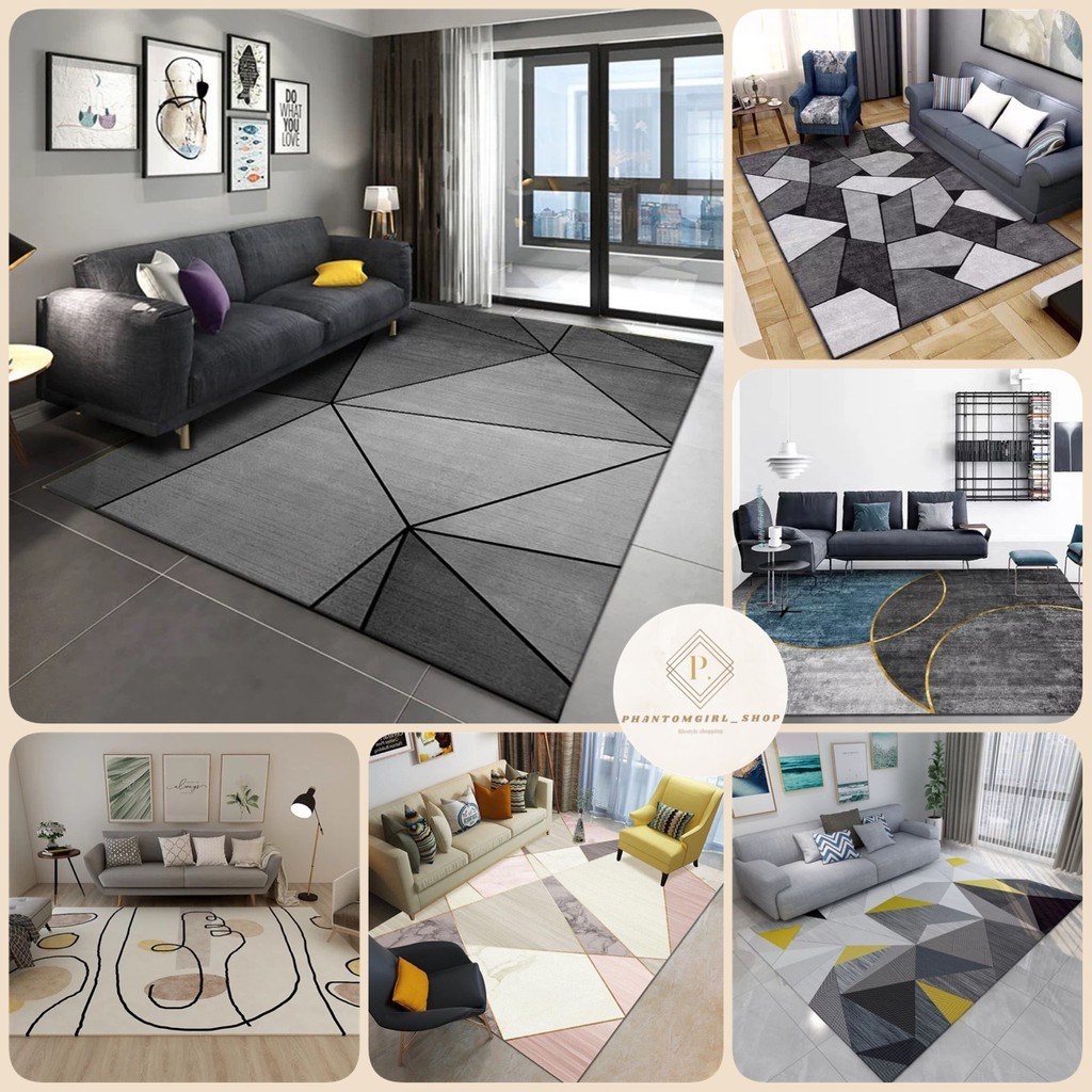 🔥videoลด30%🔥 พรมกันลื่น พรมลายอัดเรียบ พรม พรมปูพื้น พรมห้องนั่งเล่น พรมห้องนอน หลายขนาด พรมขนสั้น ราคาถูกที่สุด!!!!