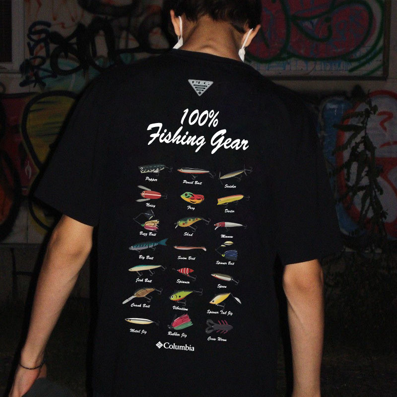 [2025ใหม่] BEAMS x PFG 22SS คู่มือตกปลาญี่ปุ่นรุ่นจำกัด เสื้อยืดแขนสั้นผ้าฝ้ายหลวมสำหรับฤดูร้อน