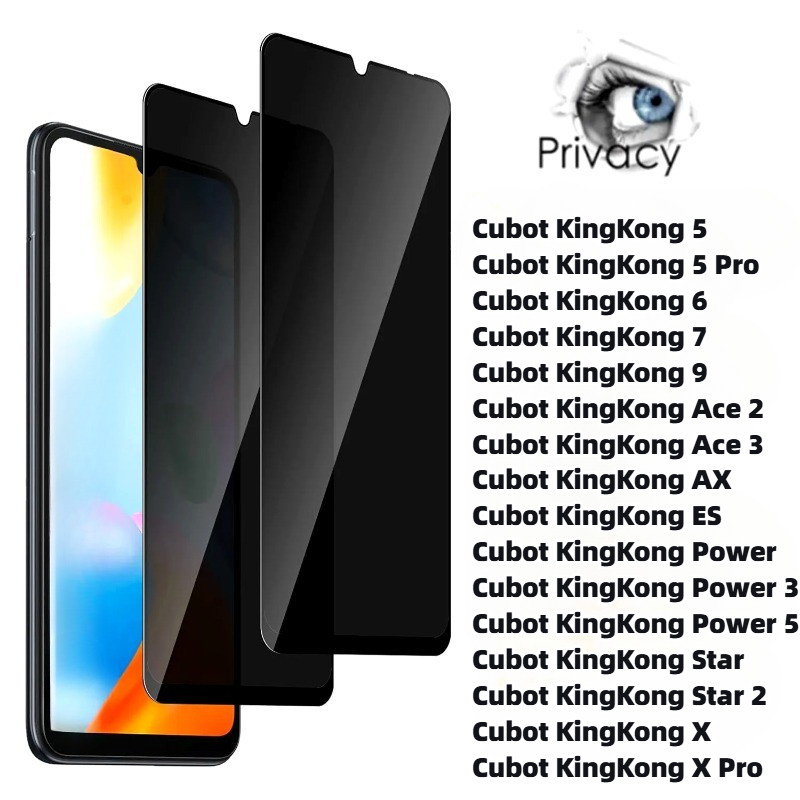 สําหรับ Cubot KingKong Star Power Ace 5 3 2 ES AX 1-3 ชิ้น 9H Clear กระจกนิรภัยความเป็นส่วนตัวป้องกั