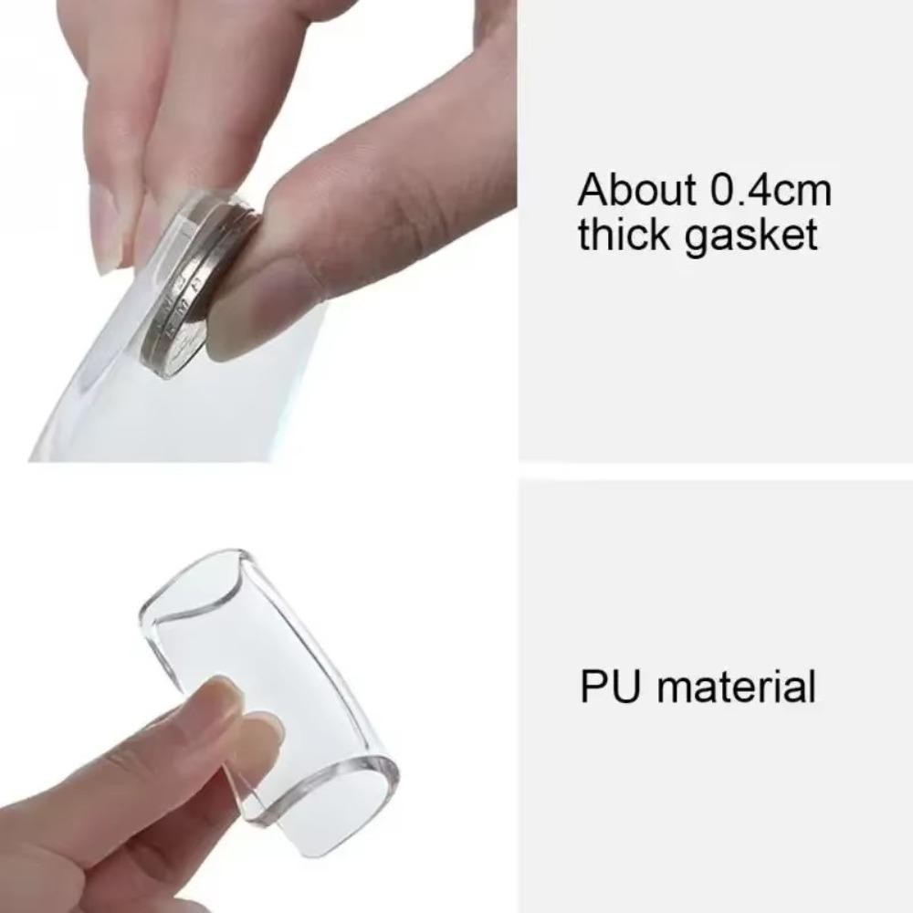 ทํา แผ่นรองเลื่อนขาเฟอร์นิเจอร์ 4 ชิ้น, แผ่นกันลื่นแบบมีกาวในตัวป้องกันการสั่นสะเทือน, ซักซิลิโคนแบบพกพา|โต๊ะโซฟา Anti Noisy Pad Home Bathroom - รูปที่ 2