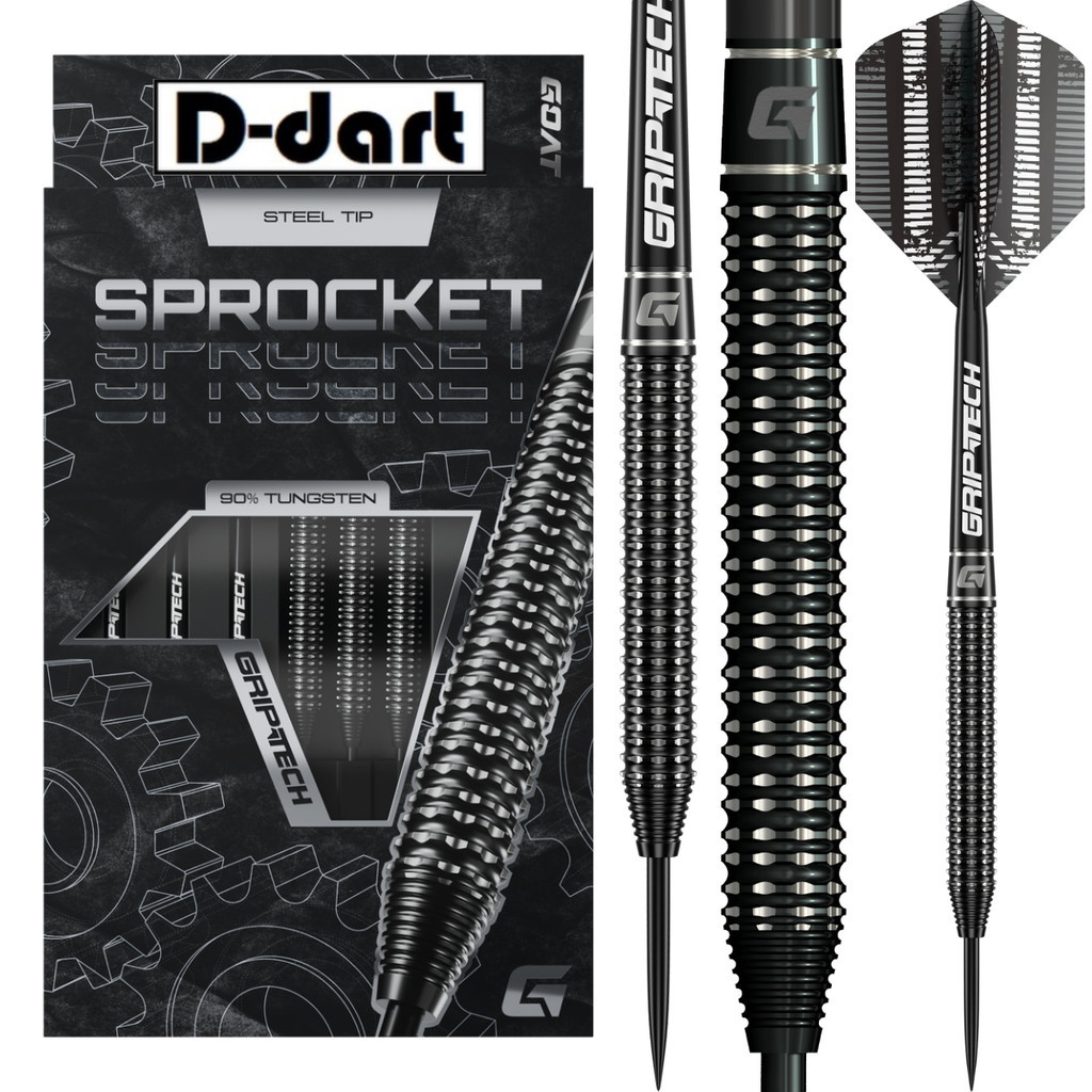 GOAT STEEL TIP DARTS - 21G/28G/32G SPROCKET 90% Tungsten DART SET STEEL DART (ARROW DART KELULI)