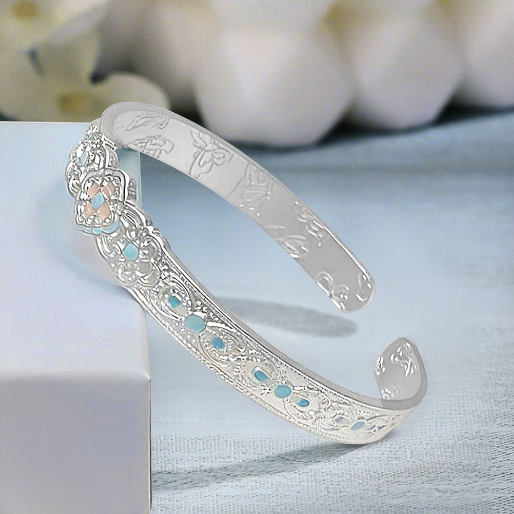 ใหม่แฟชั่น Clover สร้อยข้อมือสไตล์จีนใหม่ที่เรียบง่ายอเนกประสงค์ - รูปที่ 3