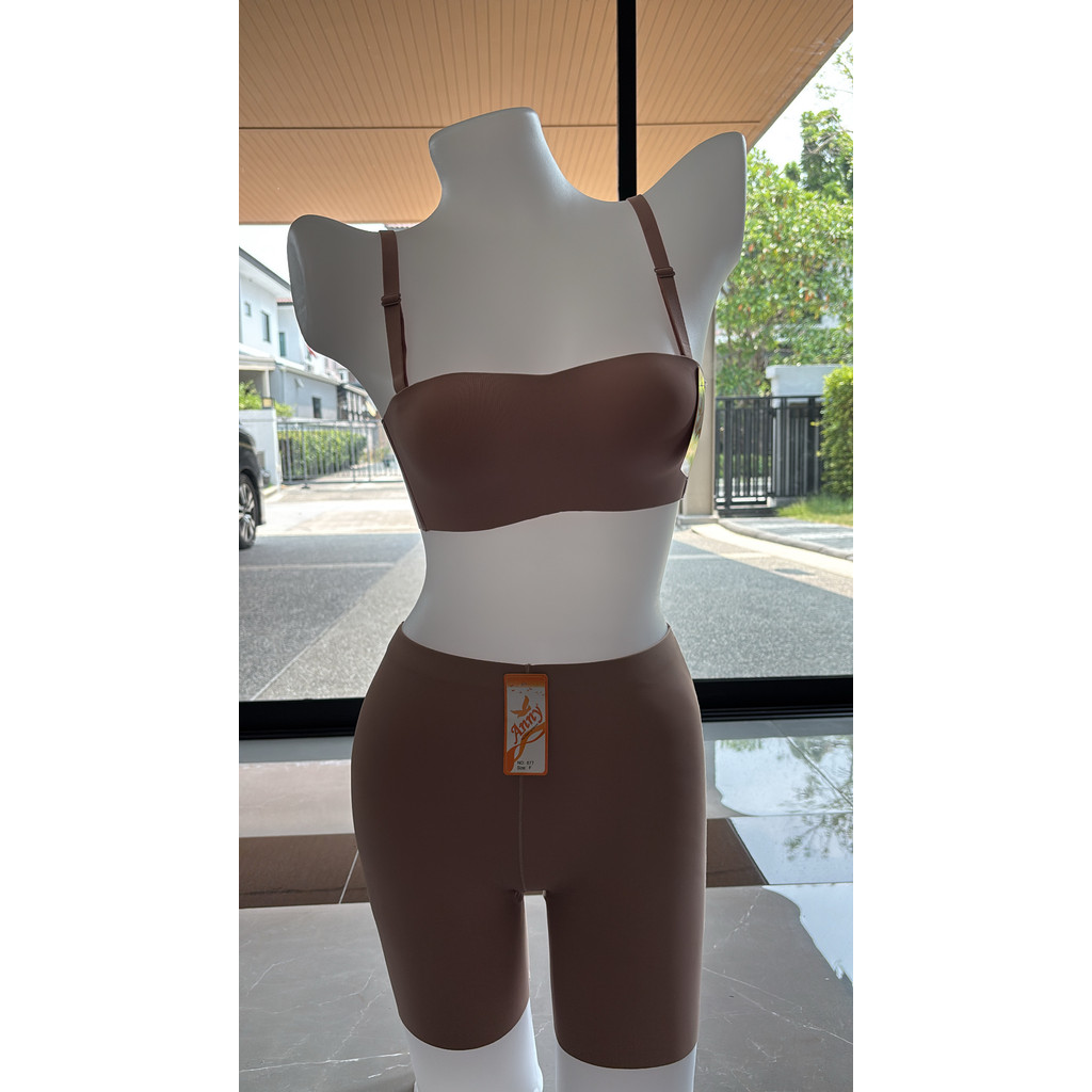 Anny677 กางเกงซับใน กระชับสัดส่วน กระชับขอบขา ใส่แล้วไม่ม้วน