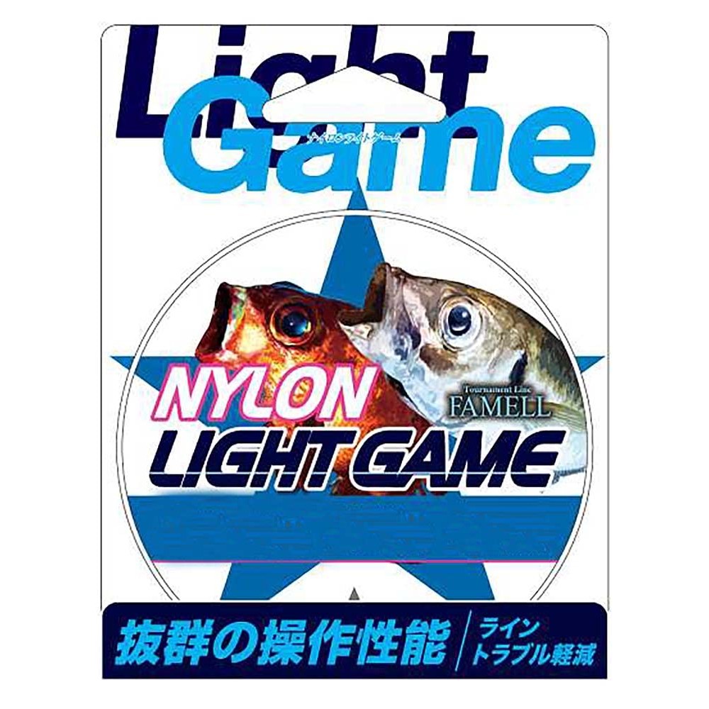 Yamatoyo Nylon Light Game 150m White Blue