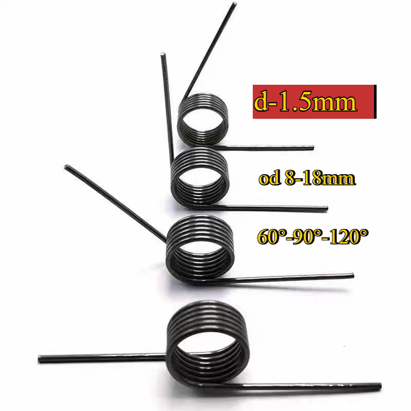 [NXY] เส้นผ่านศูนย์กลางสายไฟ 1.5 มม. หมุน V-Shaped Spiral Torque Spring Torque Spring Torque Spring 