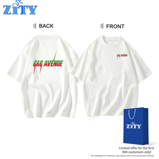 ​🌟ZITY🎁 คอกลม oversize เสื้อยืด cotton 100% T Shirt ทั้งชายห…