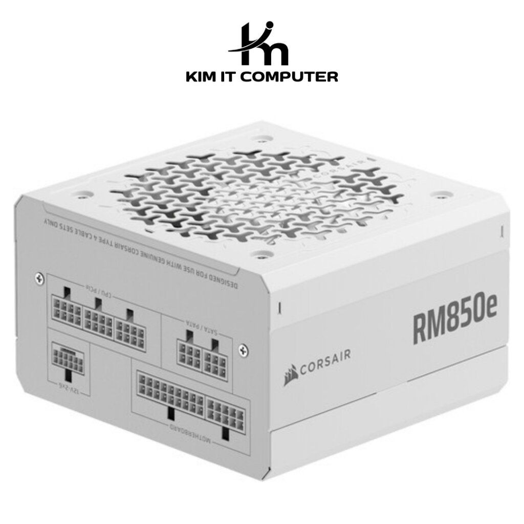 CORSAIR RM850e White 850W Gold (CP-9020293-NA) ATX3.1 & PCIe 5.1 Modular Power Supply