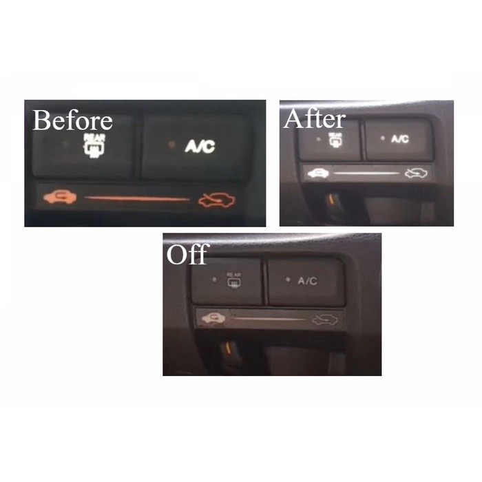 HONDA JAZZ RS AC PANEL LIGHT / JAZZ RS GE8 AC PANEL LIGHT