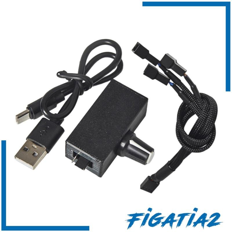 [Figatia2] PWM Speed Controller 4 Pin DIY 12V Fan Pump Knob Adjustment PWM Fan Governor