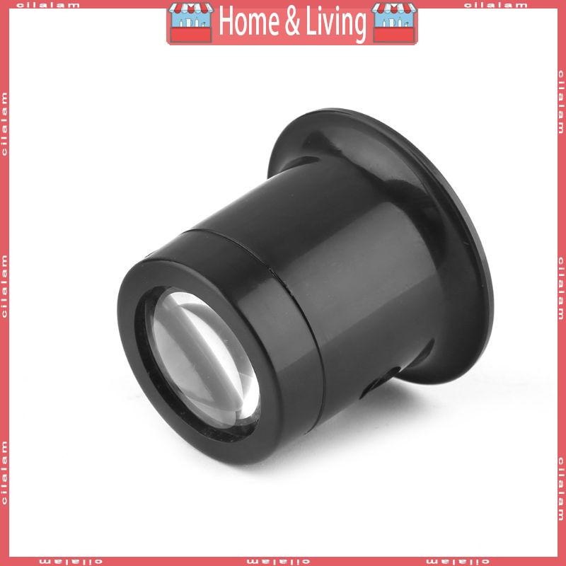 CI แว่นขยายตาข้างเดียวขนาดกะทัดรัด 10X Jewelers Loupe Mini Size ใช้สําหรับซ่อมนาฬิกา