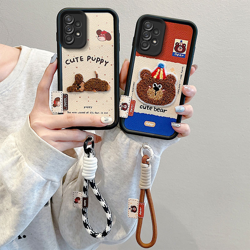 เคส samsung a52 5g เคส samsung a52s เคสโทรศัพท์ลายหนังปักลาย