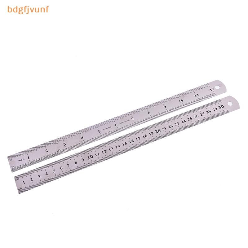 BDGF METAL RULER สแตนเลสขอบตรงวาดตัดกันลื่นกลับ VN