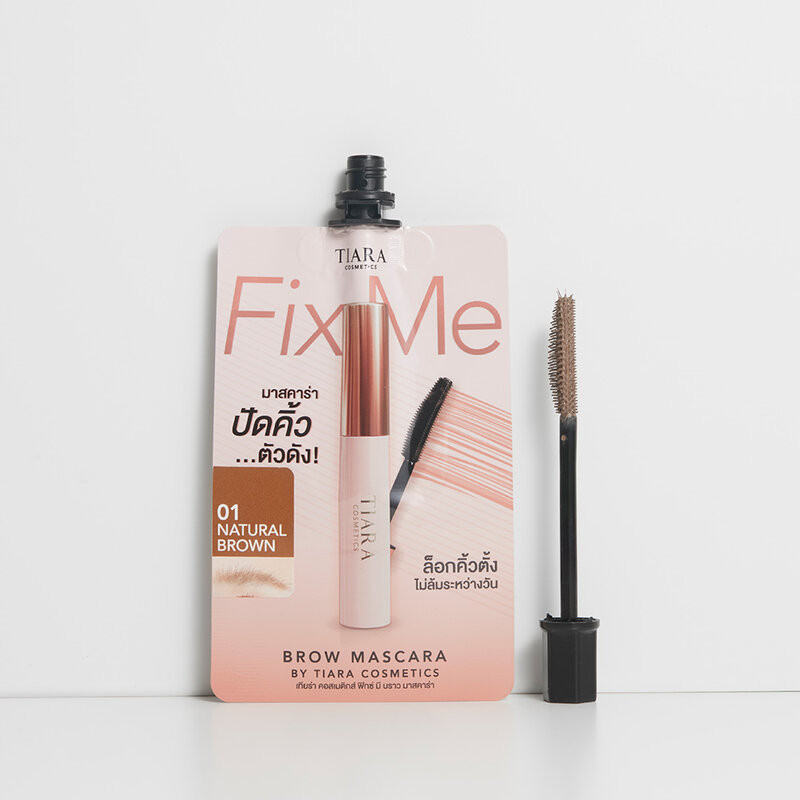 TIARA BEAUTY FixMe Brow Mascara 2g เทียร่า มาสคาร่าปัดคิ้ว. - รูปที่ 4