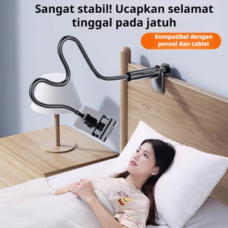 Kirim dalam 24 jam/2 in 1 Lazypod Holder Lazy Pad Tablet Fleksibel Dudukan Tempat Penyangga Stand Handphone