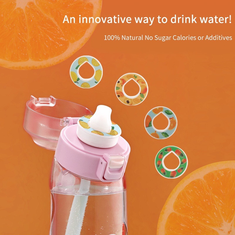 รสฟรี!! ขวดน้ํา Air Up 650ML ขวดน้ํากลิ่นผลไม้กลิ่นถ้วยน้ํากาต้มน้ํากีฬา Botol Air