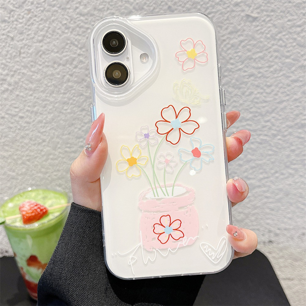 เคสโทรศัพท์ For iPhone 11 13 16 ProMax Case iPhone 13 14 15 ProMax Case 12 ProMax 13 Pro 14 Pro การ์ตูน สัตว์ น่ารัก