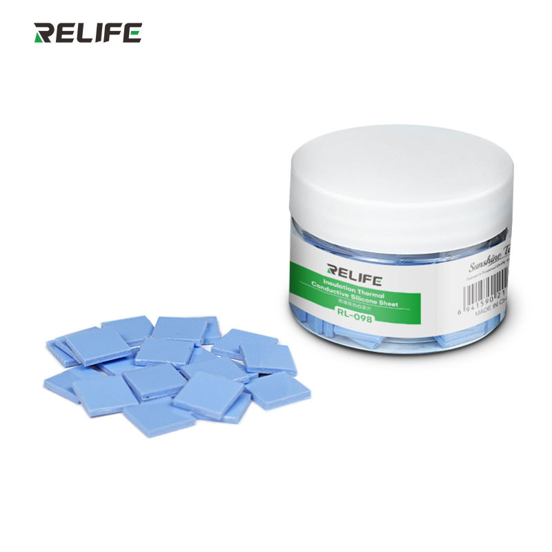 แผ่นซิลิโคนระบายความร้อน RELIFE RL-098 กันช็อก, ยืดหยุ่นสูง, แผ่นนุ่ม, ติดตั้งง่าย สำหรับ อุปกรณ์อิเล็กทรอนิกส์ จอ LCD