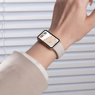 สายรัดซิลิโคนกีฬาสำหรับ for Smartwatch Huawei Band 10/9/8/NFC สายรัดยาง สายรัดข้อมืออุปกรณ์เสริม