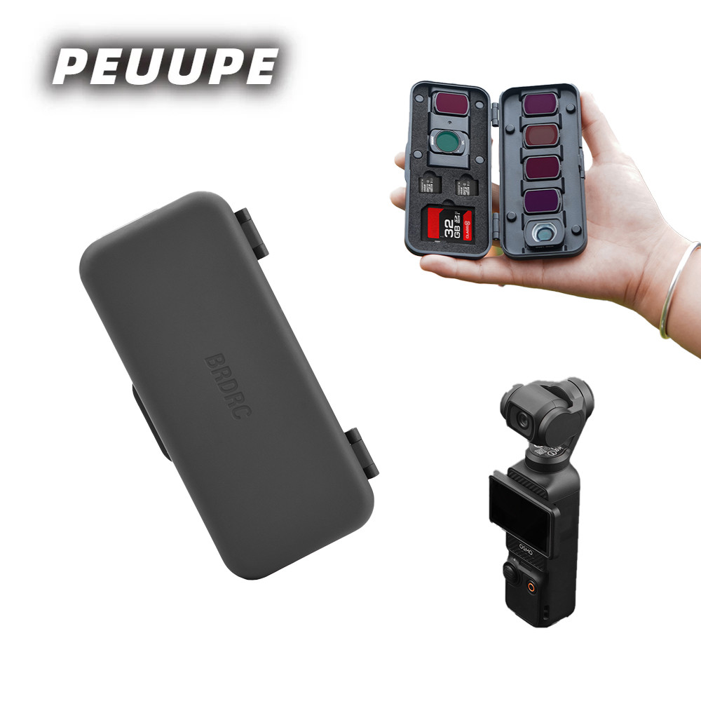 เหมาะสําหรับกล่องเก็บกรอง DJI OSMO POCKET 3 DJI POCKET 3 ฟรีรวมกันแม่เหล็กกล่องเปล่ากล่องเก็บเลนส์อุปกรณ์เสริม