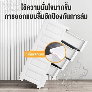 Wise ลิ้นชัก 4/5/6/7ชั้น ลิ้นชักใส่เสื้อผ้า มีล้อ ลิ้นชักใส่ของ เพิ่มหนาตู้ลิ้นชักพลาสติก ลิ้นชักสีขาว เป็นมิตรกับสิ่แวด