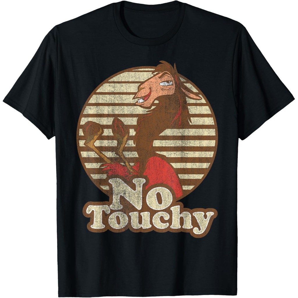 Disney Emperors New Groove Kuzco Llama No Touchy Short Sleeve T-Shirt - T-Shirt - เสื้อยืดผู้ใหญ่ - 