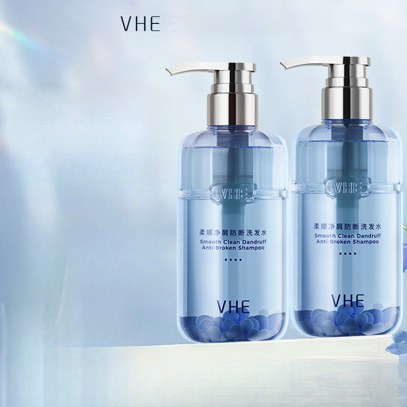 VHE แชมพูทําความสะอาดและป้องกันการหักปุยป้องกันรังแค Fushun แชมพูผมชี้ฟูและสดชื่น