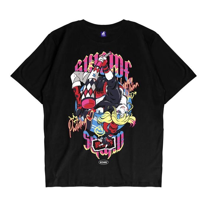 KIZARU อะนิเมะเสื้อยืด Suicide Squad Isekai QUEEN OF CRIME