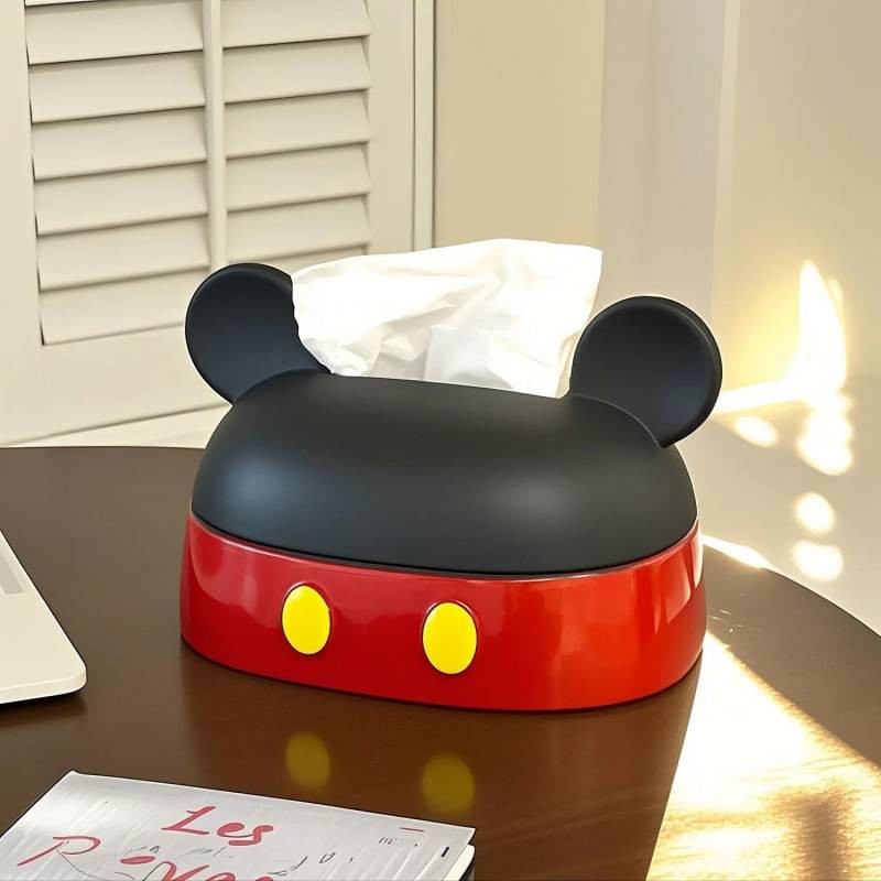 Cartoon Mickey Tissue Box Living Room Coffee Table Desktop Decoration Home Storage Tissue Box Design Sense Niche Soft Decoration sGn3