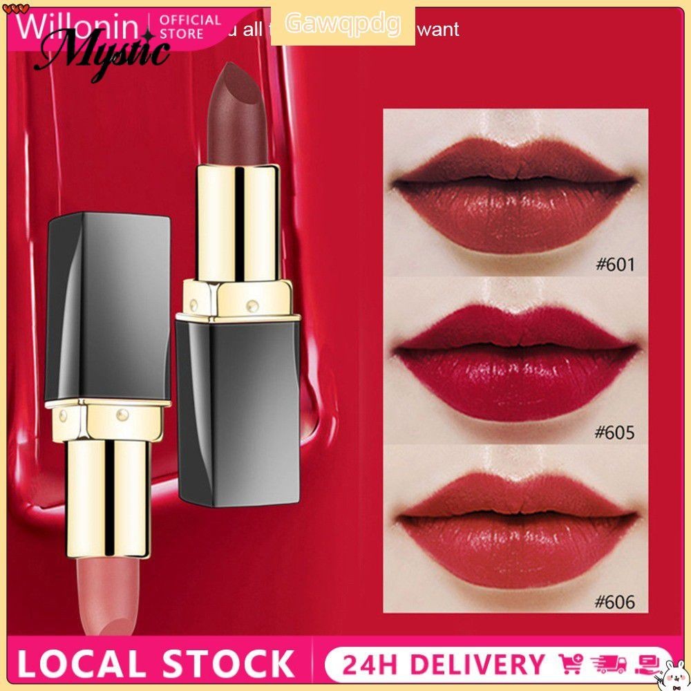 【COD】 ลิปสติก Nayou กันน้ำ ให้ความชุ่มชื้น ติดทนนาน ไม่ติดถ้วย ลิปทินท์เนื้อแมทต์ 【MysticHearth】