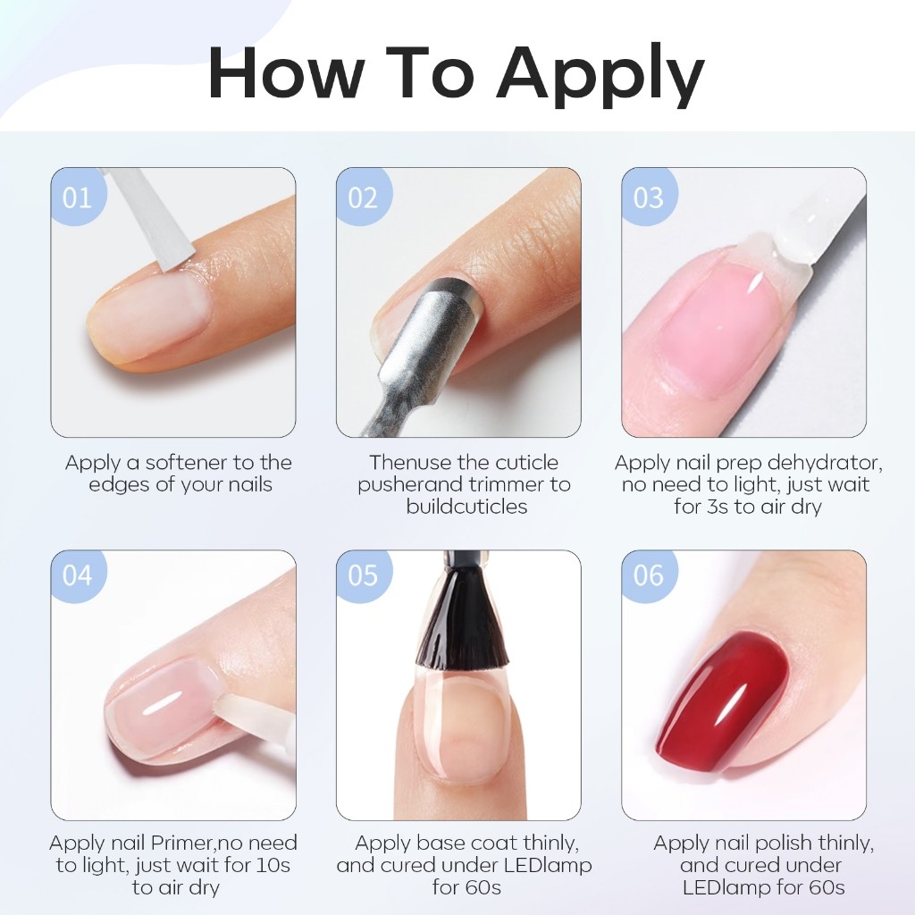 MEFA 15ml*2 ไพรเมอร์ ล่ความชื้นกันเชื้อรา เตรียมหน้าเล็บ ให้ติดทน กันเชื้อร - รูปที่ 5