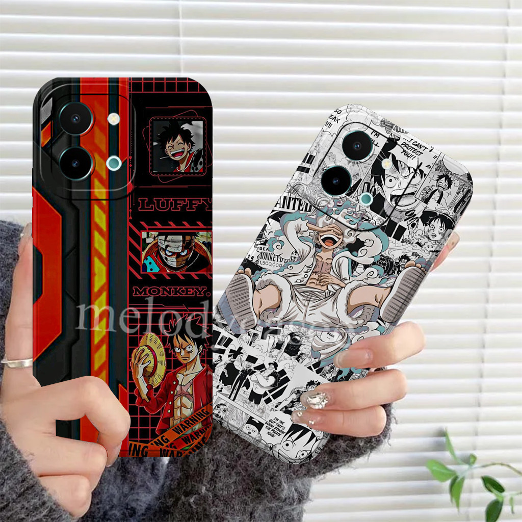 Vivo Y28 4g 2024 Silicone - Ge4r Motif - Softcase - Costum Case - Silicone - Protector