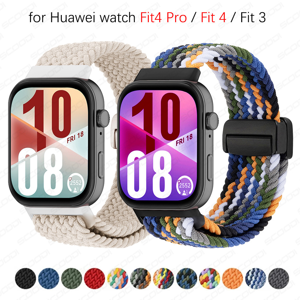 สายนาฬิกาเปลี่ยนแบบ Snap แม่เหล็ก สําหรับ Huawei Watch Fit 5/Fit 5 Pro/Fit 4 Pro/Fit 4/Fit 3