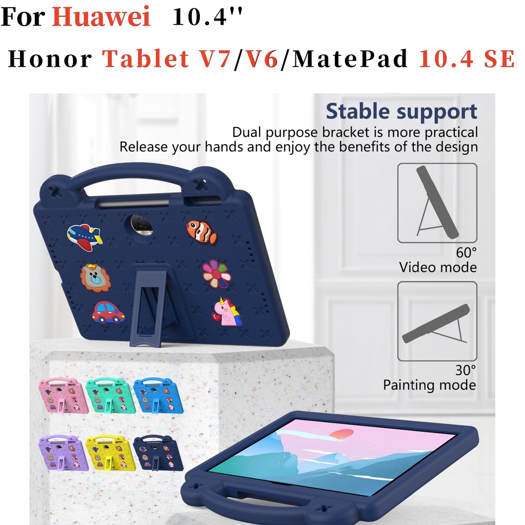 สําหรับ Huawei MatePad 10.4 SE Honor แท็บเล็ต v7 v6 v7 v6 10.4 AGS5-L09,AGS5-W09 KRJ2-W09 EVA กันกระ